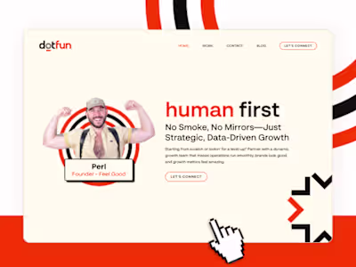 DotFun - Creative Agency Website Re-design
