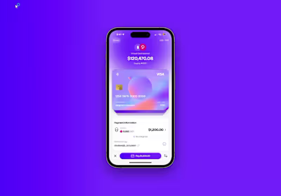 Card swipe U.I for payment methods.