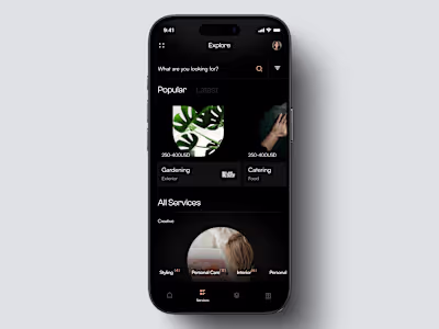 Professional and lifestyle service provider platform