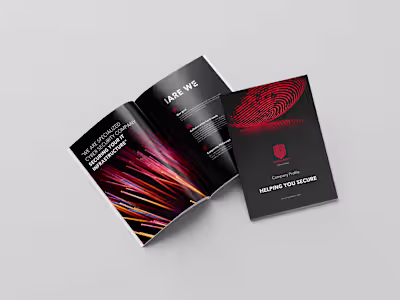 Company Profile/Brochure (Security Matterz) :: Behance