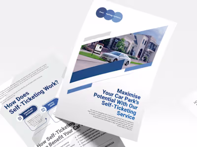 Flyer Design For Parking Services