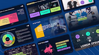 Presentation Design for Metro.digital