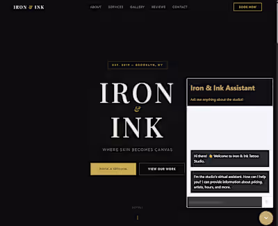 RAG-powered AI chatbot built for