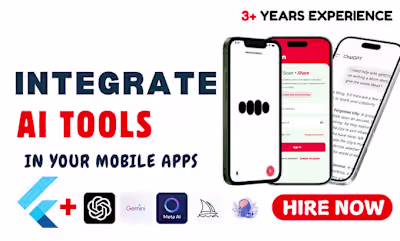 I will implement ai tools like gpt, bard, etc in flutter app