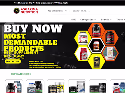 e Commerce Website