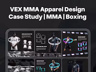 VEX MMA Apparel Design Case Study | MMA | Boxing