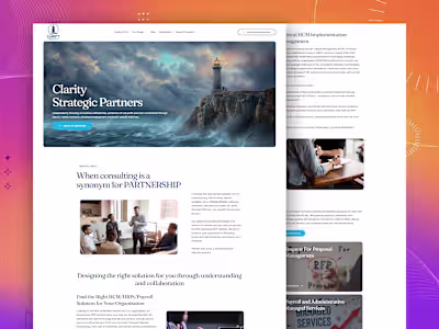 HR & Payroll Solutions Website Development