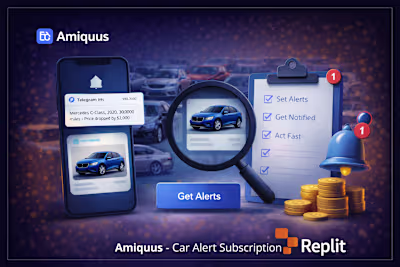 Amiquus Car Alert Subscriptions Development