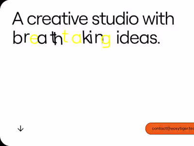 Easy Tiger Tech - Creative Studio