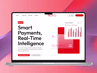 Modern Fintech Website Design: Nordtech
Designed