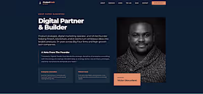 I help founders and teams turn messy ideas into live, workin...