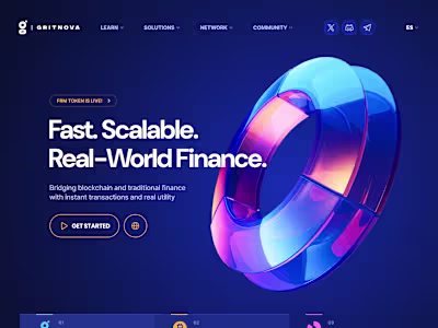 Gritnova: A Framer Template for Web3