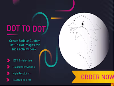 I will design children dot to dot and all other activity pages