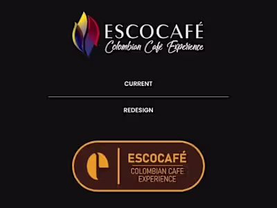 Escocafe logo design 