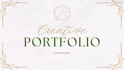 Samira's Creative Portfolio & Resume