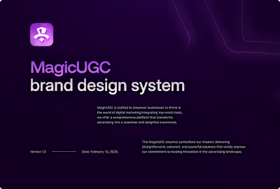 MagicUGC Branding Design System