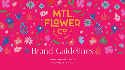 Branding Design for Flowers store 