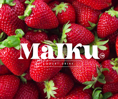 Branding & Graphic Designing For Malku Yogurt Drink