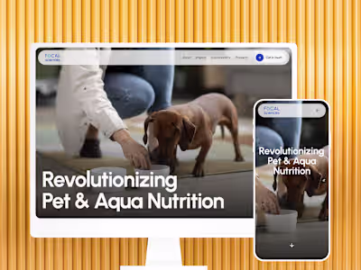 Focal Sciences Website Design and Framer Build