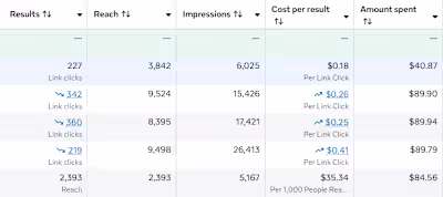 1 Month of Facebook Ads