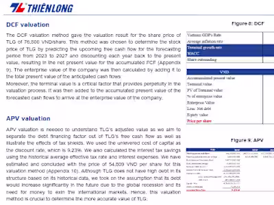 Security Analysis and Business Valuation Group Project