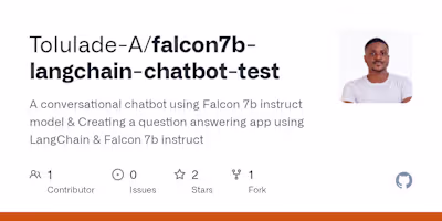 Falcon7b LangChain Chatbot Development