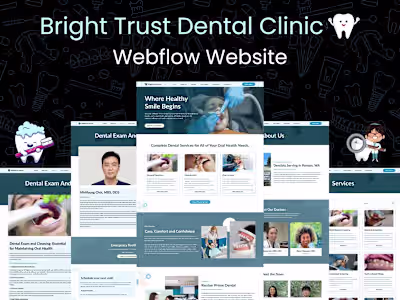 Bright Trust Dental Clinic | Webflow Website