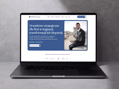 Invepro Consulting - Framer B2B landing page