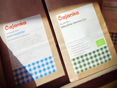 Čajanka Brand Identity Design