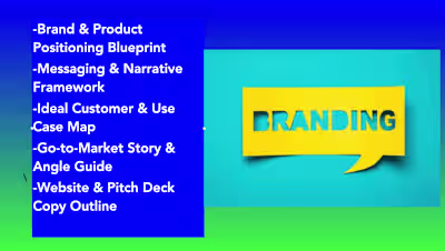 I helpedan AI/product startup with brand strategy & GTM plan