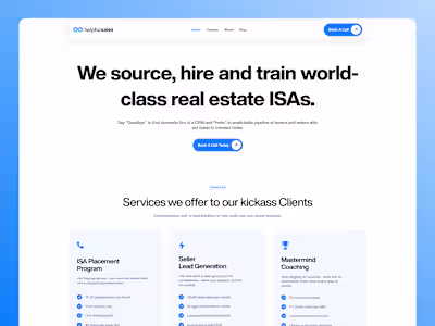 HelpfulSales Rebranding and Website Development in Framer