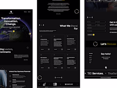 TIC Services: Webflow Website Development