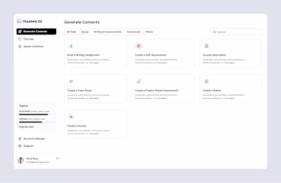 Education App Integrated with Generative AI (Bubble.io)