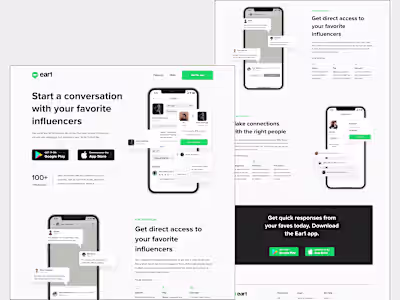 Ear1 landing page