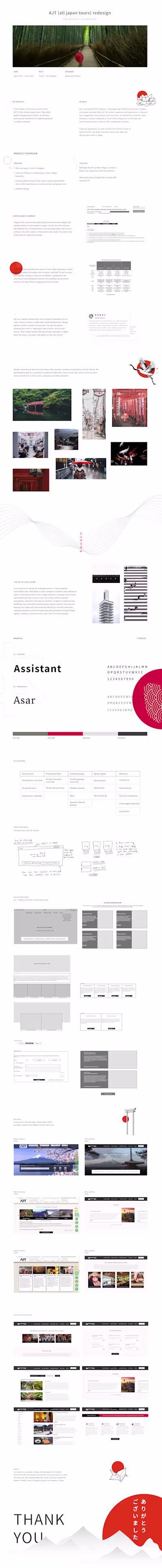 Website redesign for AJT tour agency 