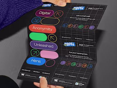 Visual & identity design for Hackbyte.