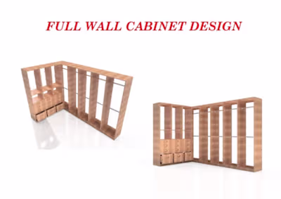 Full Wall Cabinet Plan