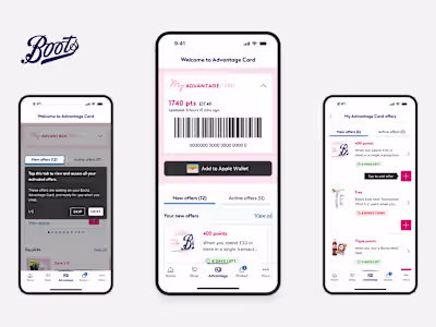 Enhancing Advantage Card Digital Offers for Boots UK Mobile App