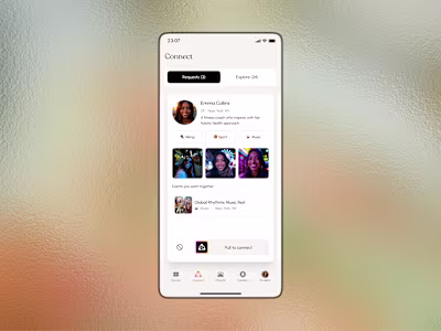Redesigning event based friendships
