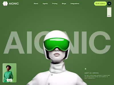 AIONIC - Modern AI SaaS Framer Template