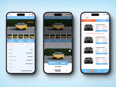 Real time bidding app