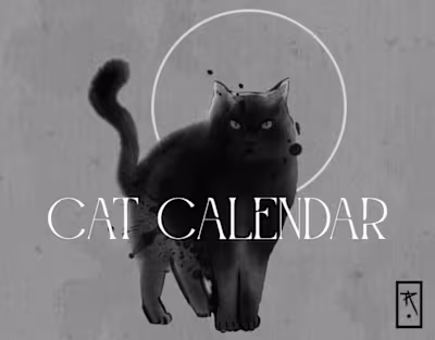 Cat Calendar