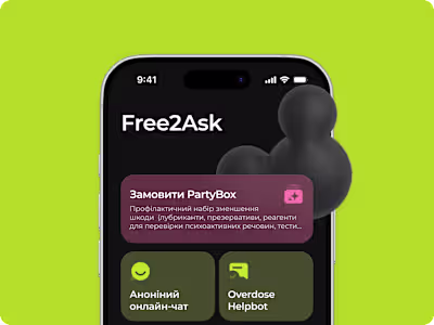 Free2Ask: Harm Reduction & Mental Health App Design