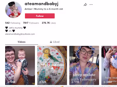 Tiktok Content Creator - ateamandbabyj