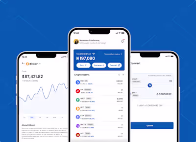 Crypto spending app