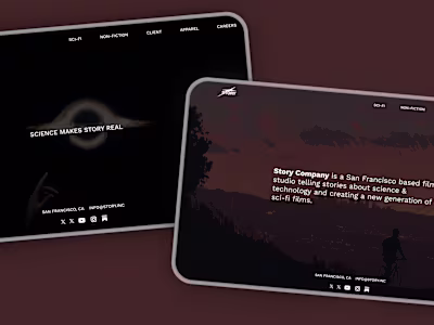 Story Inc Website Development