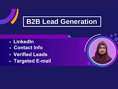 I will provide b2b lead generation for any company