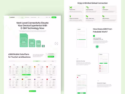 Pakabele - eSIM website