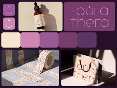 OURATHERA- Visual Identity, Logo and Branding Kit