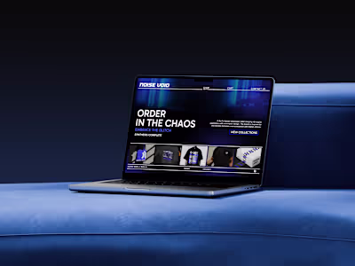 Brand Identity for NOISE VOID: Dystopian Streetwear